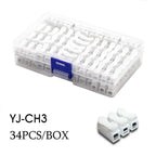 Mini Wire Electrical Connector Boxed 222 LED Strip Lighting Quick Connectors Universal Compact Conductor Push-in Terminal Blocks