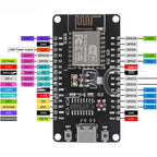 1-5PCS ESP8266 NodeMCU ESP-12E WiFi Board CH340 Type-C USB 4M Flash Arduino IoT Module