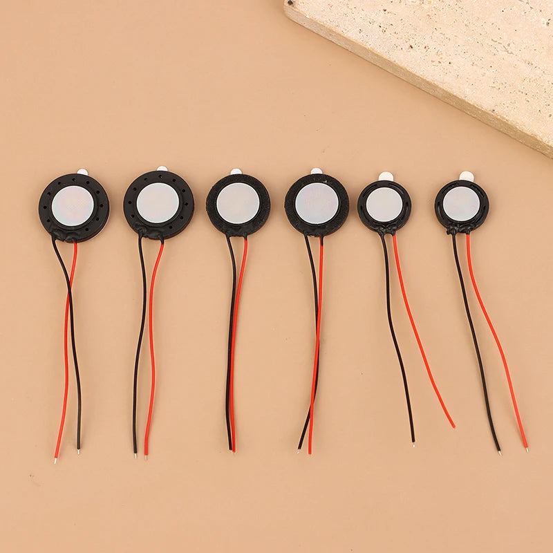 Hot 2Pcs Round 8 Ohm 1W Speaker 8ohm 15MM/18MM/20MM Loud Speakers Tablet Mobile Phone Trumpet Horn Small Loudspeaker Audio