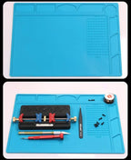 Silicone Soldering Mat ESD Thermal Heat Insulation Working Pad S-160 TE-509/502/508/610 LW-M3/M4 PC Phone Maintenance Cushion