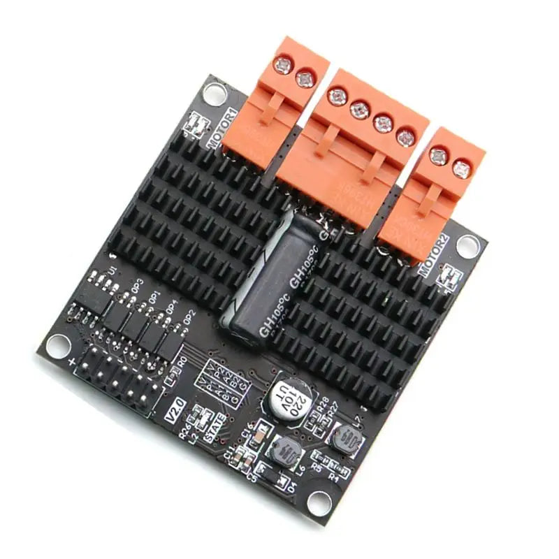 B-Best-Selling-12V/24V 12A Dual Channel DC Brushed Motor Driver Module H-Bridge PWM Surpass L298N BTS7960 10A