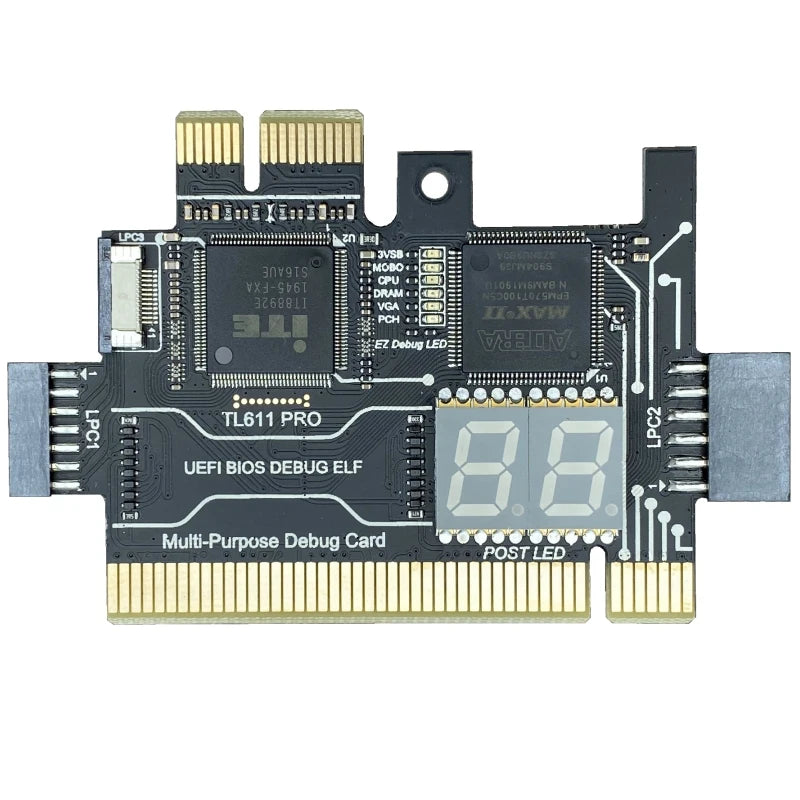 TL611 PRO Diagnostic Card, Pcie Diagnostic Card For Desktop Pci Motherboards For Desktops And Laptops IC Chip in Stock