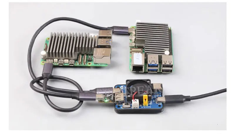 Raspberry Pi 5 USB A C Mini PD Trigger Activation Power Adapter To Solve Non-PD-Power System Error Warning
