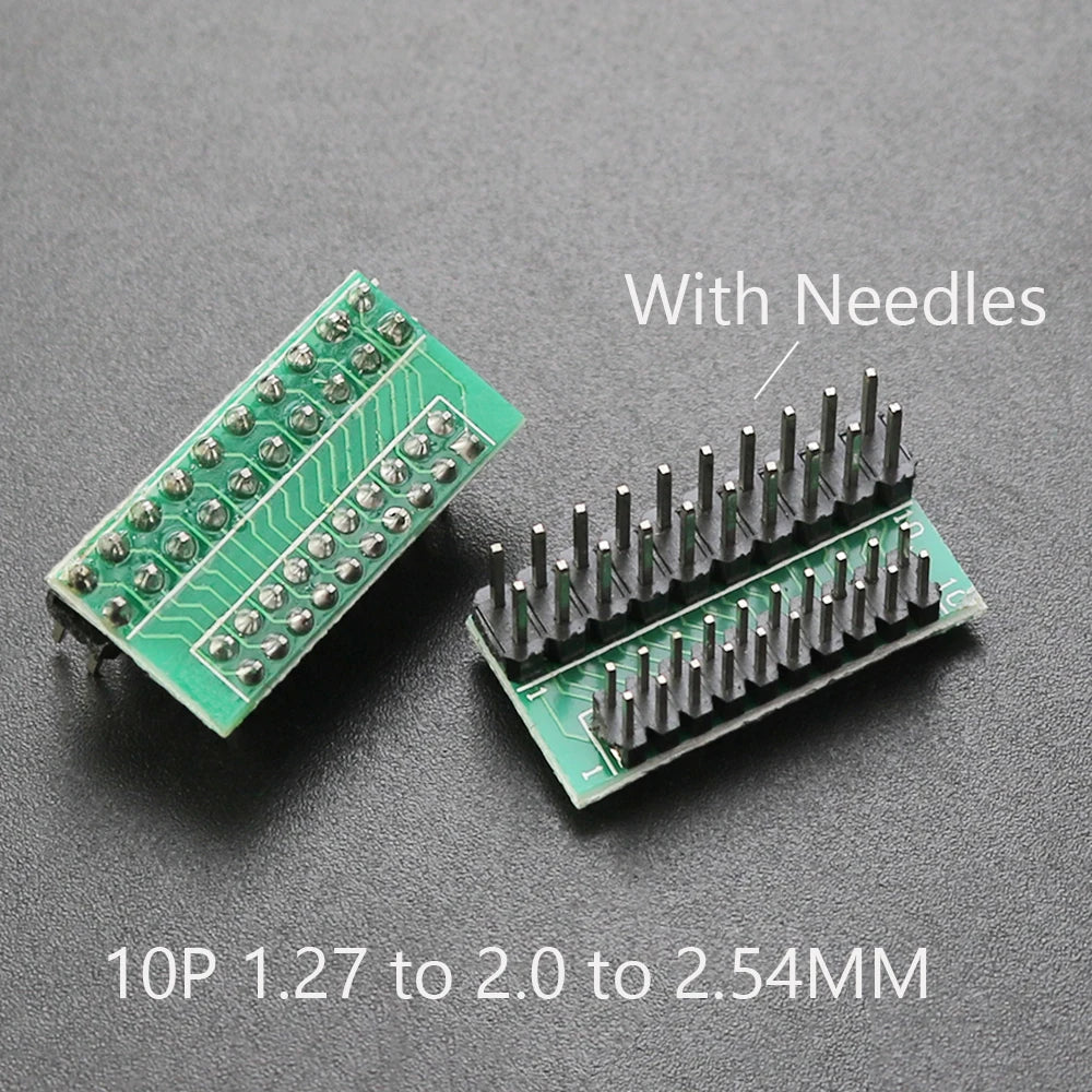 1piece 1.27mm 2.0mm 2.54mm Pitch Transfer Plate Converter Single Double Row Pin PCB Adapter Board