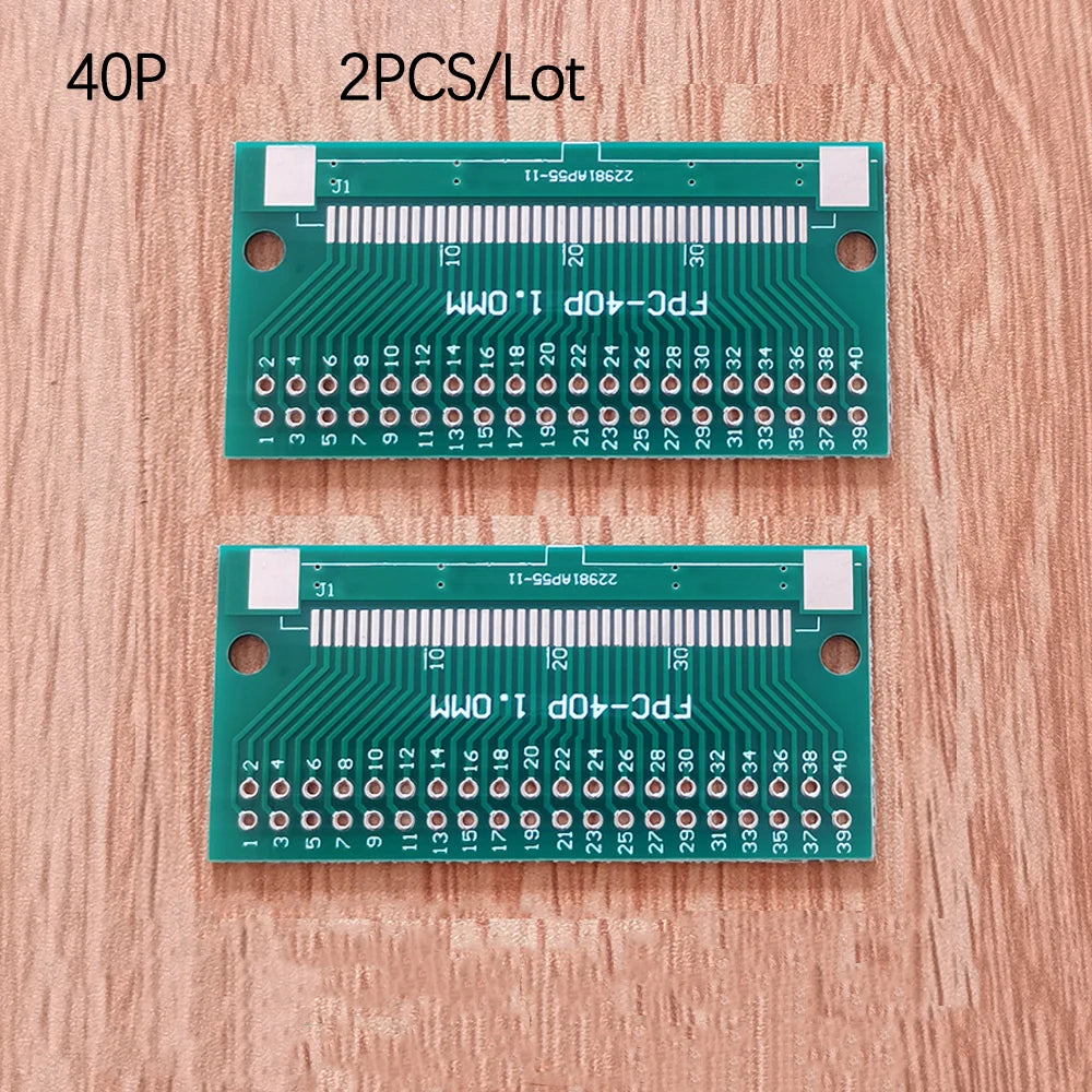 2PCS FPC/FFC Flexible Flat Cable Adapter Board Blank Board Test Board 0.5MM 1.0MM 2.54 Pitch 6/8/10/12/20/24/26/30/34/40/50P