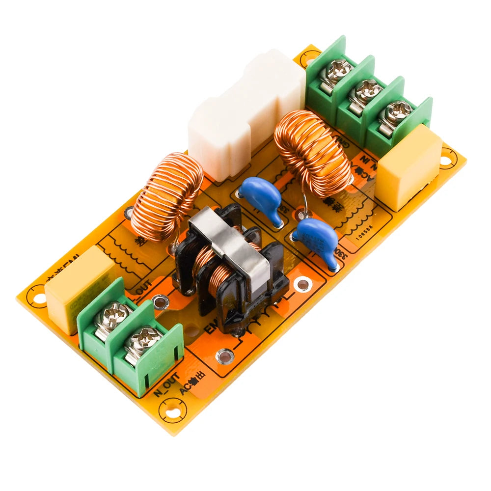 Power Supply Filter EMI High Frequency Filter EMI Power Filter AC110-220V 2A 4A 10A 20A Filtering Board