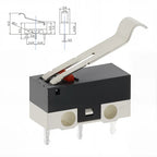 20PCS Mini Micro Limit Switch C NO NC 3 Pins PCB Terminals SPDT 1A 125V Roller Arc Lever Snap Action Push Micro Mouse Switches