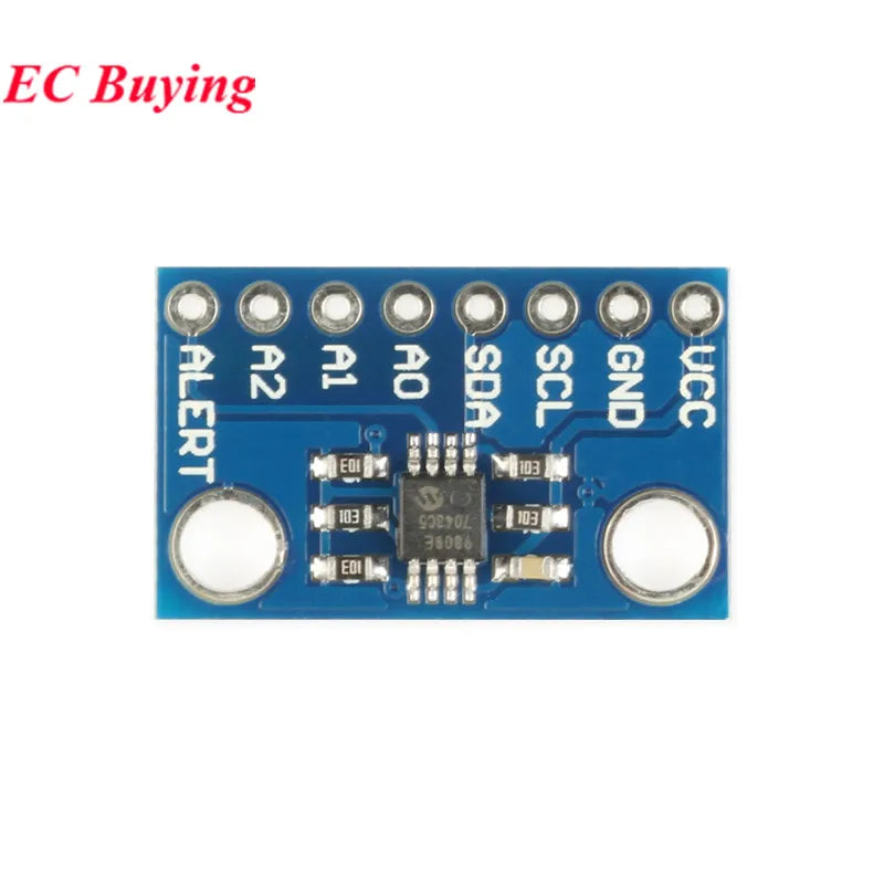 MCP9808 MCP-9808 High Accuracy Temperature Sensor I2C IIC Breakout Board Module Chip Logic Voltage for Arduino 9808E MCP9808T-E