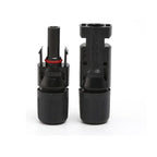 10/20/60/100PCS Photovoltaic Connectors, Solar Cable Connectors, IP67 Waterproof Adapters, DC1000V/30A Used for 2.5/4/6mm2 Cable