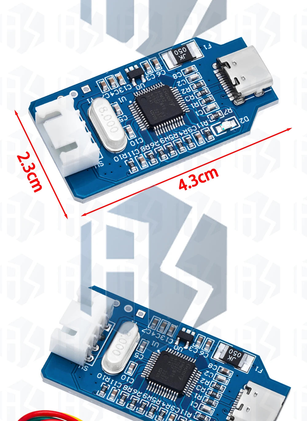 1~10PCS Compatible For j-link OBS ARM simulation debugger SWD programmer STM32 download Jlink generation V8