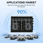 HIFI Car DSP Amplifier Lossless Modified Speakers 4*60W for Android Car Radio Stereo Car Sound Upgrade Audio Signal Processor