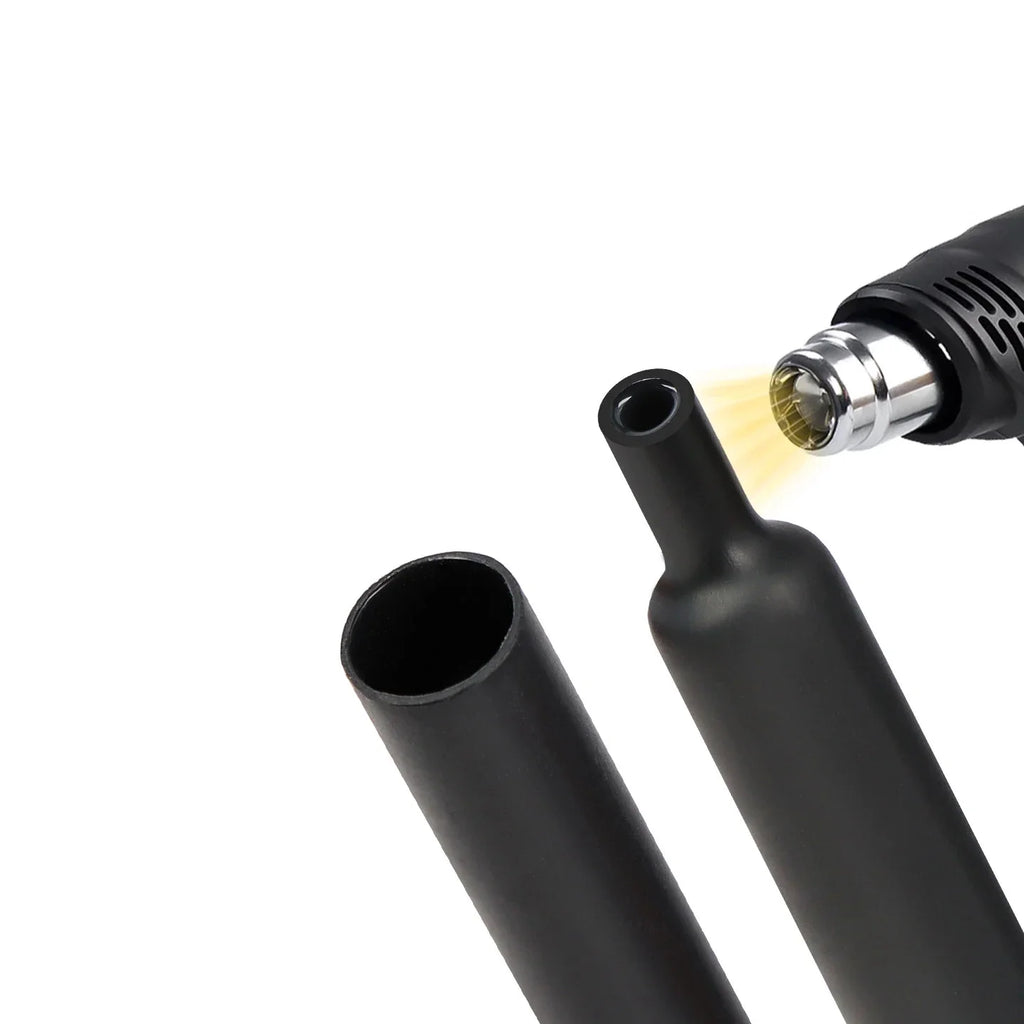 Black 5/10M 3:1 Heat Shrink Tube With Glue Diameter 1.6~19.1mm Dual Wall Polyolefin Insulated Adhesive Lined Shrink Wrap Sleeve