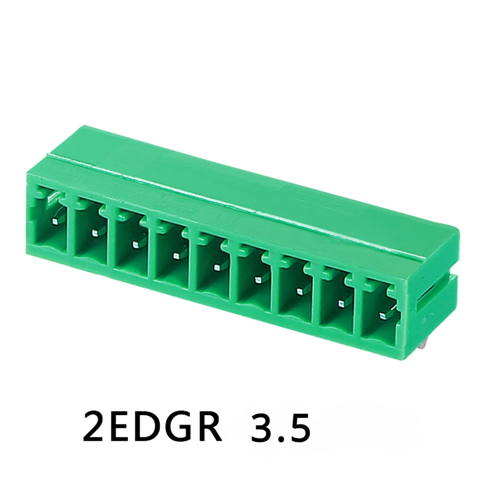 10pc 15EDG 3.5mm/0.138in 3.81mm/0.15in KF2EDGK 39500-0004 0020 Equival PCB Screw Terminal Block Connector Plug Pin Header Socket