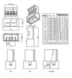 10pcs Mx1.25 To Ph2.0mm Terminal Wire Adapter Cable SH 1.25 Female To 2.0mm Male Connection Cable 2p 3p 4p