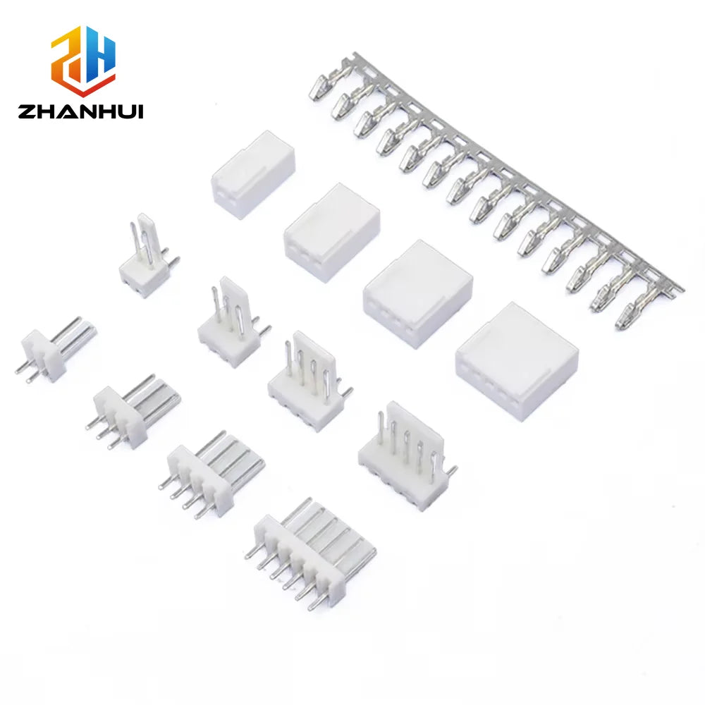 KF2510 2.54mm Pitch Wire to Board Connector Kit 2-10P Straight & Right Angle Pin Header Male Plug Female Housing & Terminals Set