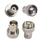 2PCS SMA Female to BNC Female RF Adapter Converter Coaxial Straight Jack for Baofeng UV-5R FD-880 Two Way Radio Walkie Talkie