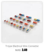 1/5PCS Wire Connector Electrical Cable Led Connectors Mini Terminals Blocks Quick Wiring Push-in Docking Butt Electrician Tools