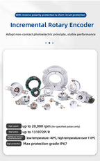 KS76 HENGXIANG Sincos Incremental Encoder 2048 Ppr 1VPP Rotary Shaft 18-30mm IP50 CNC Application Radial Cable