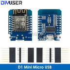 ESP32 S2 Mini / ESP8266 D1 Mini Board CH340 / ESP32-S2FN4R2 4MB FLASH 2MB PSRAM MicroPython For Arduino Development Board
