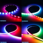 WS2812B RGBIC COB LED Strip WS2812 High Density Individually Addressable 60/100/160Leds/m Smart Dream Color COB Led Light DC5V