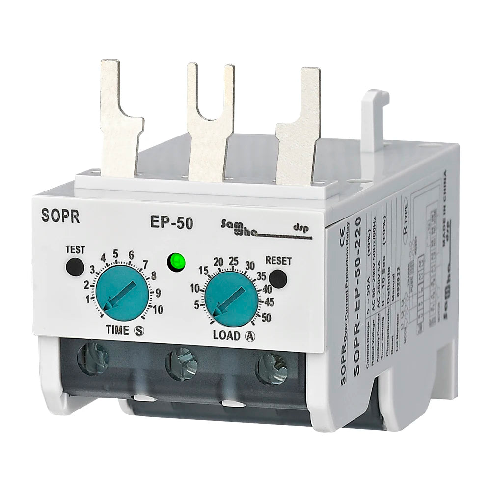 Samwha-Dsp SOPR-EP Electronic Overload Relay Motor Protector Thermal Overload Relay