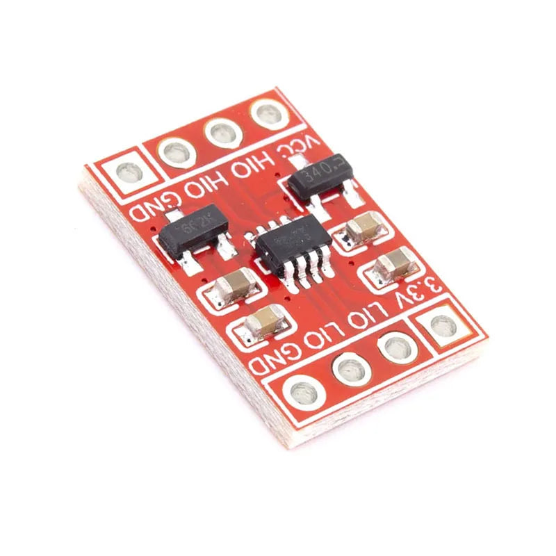 2 Channel Bi-Directional Logic Level Shifter 5V 3.3V I2C UART TTL Serial Converter Module Reverse Polarity Protection