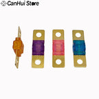 1-5pcs Mini 32V Auto Stereo Audio AFS Fuse 20A 30A 40A 50A 60A 70A 80A 100A 125A 150A 200A ANL Gold Plated Stud Car Fusibles