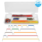 140/350/560/840Pcs U Shape Solderless Breadboard Jumper Cable Wire Kit For PCB Bread Board Prototyping Circuits, For DIY