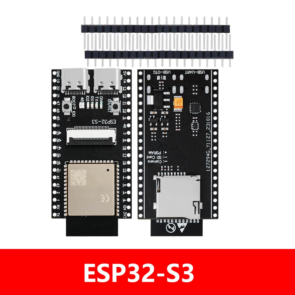 ESP32-S3 CAM WiFi/Bluetooth Dev Board (WR-00M N16R8): OV2640/OV5640 Camera Module Equipped