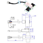Pipe-Mounted Level Sensor Non-Contact Water Level Switch Capacitive Level Transmitter NPN PNP DC5V–12V DC24V XKC-Y26S