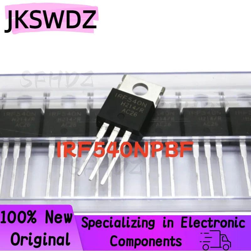 Original 10/20/30PCS IRF540N IRF540NPBF IRF540 TO-220 33A 100V 100% Brand New N-Channel MOSFET In Stock