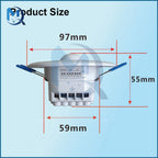 5.8G Embedded Ceiling Microwave Radar Sensor Switch AC85-250V Automatic Induction Sensor Body Motion Detector 5.8GHz Sensor