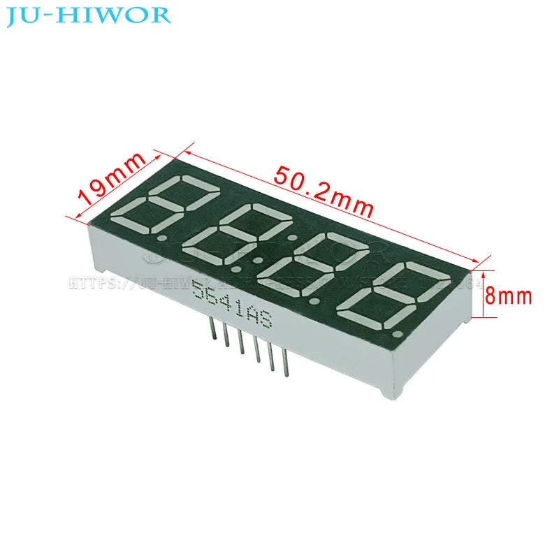 5pcs 0.56 Inch 12Pins C-C 5463AS C-A 5463BS 4 Digits Bits 7 Segment Red Clock LED Digital Display Digitron Common Anode Cathode