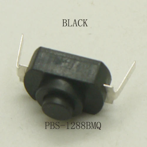 10PCS Flashlight Button 5V 1A Power ON-OFF Latching Press Locking PBS Button 12mm*8mm (12mmx8mm)  DC 30V 1A Plastic Button
