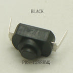 10PCS Flashlight Button 5V 1A Power ON-OFF Latching Press Locking PBS Button 12mm*8mm (12mmx8mm)  DC 30V 1A Plastic Button