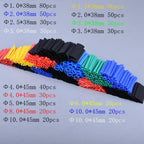 127-800pcs Heat-shrink Tubing Thermoresistant Tube Heat Shrink Wrapping Kit Electrical Connection Wire Cable Insulation Sleeving