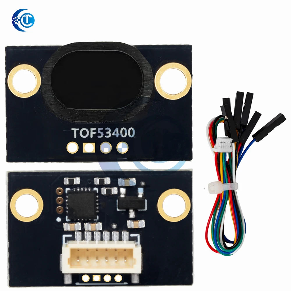 TOF53200/TOF53400 2M/4M ToF Distance Sensor - VL53L1X/VL53L0X 3V-5V for Arduino Projects