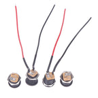 5/10pcs 5.5 X 2.1mm 5.5*2.5mm Convenient Snap Type DC Power Jack Socket Female Panel Mount Connector Port