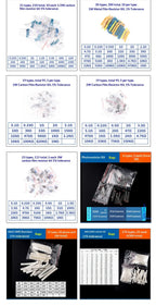 1% 5%  Metal Film Resistor Assortment Kit 1/4W 1/2W 1W 2W 3W 5W Through Hole 30/41/130 Values Electronic Components 300 600 2600