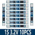 10PCS 1S 3.2V 3.7V 3A LiFePO4 / Lithium Li-ion BMS PCM Battery Protection Board Pcm For 18650 32650 Battery Packs