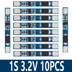 10PCS 1S 3.2V 3.7V 3A LiFePO4 / Lithium Li-ion BMS PCM Battery Protection Board Pcm For 18650 32650 Battery Packs