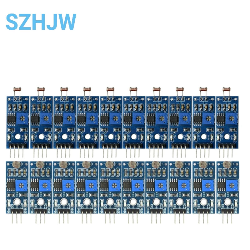 1-10pcs Photoresistor Resistance Modules Digital Light Intensity Detection Sensor Module 3Pin 4Pin For Arduino UNO