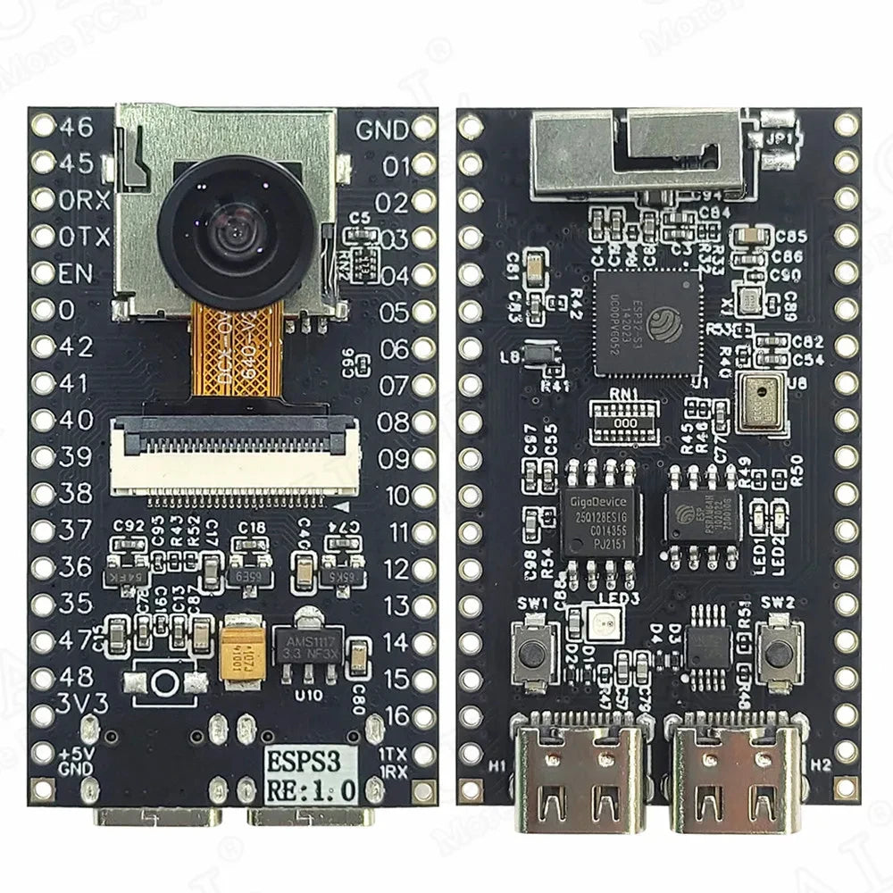 ESP32-S3 Development Board 2.4G Wifi BT Module with MIC OV2640 Camera Module 8MB PSRAM 16MB FLASH NEW ESP32S3 N16R8 CAM
