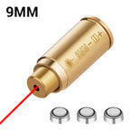 Red Dot Laser Brass Boresighter CAL .223/5.56/9mm/308/7.62/.45/30-06 Cartridge Boresight for Rifle Scope Hunting Gun Accessories