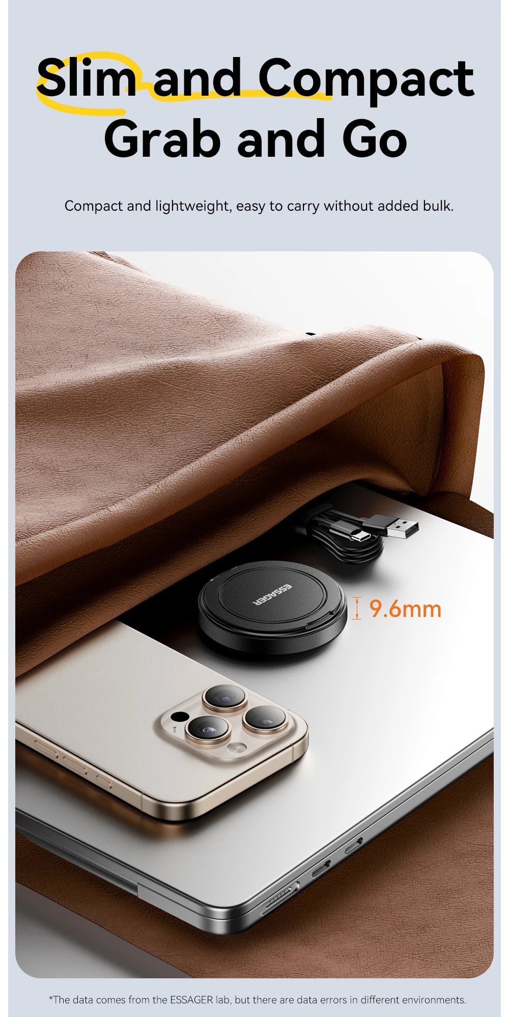 Essager 15W Magnetic Wireless Charger Stand 2-in-1 Charging Stand For iPhone 15 16 14 13Pro Max AirPods For MagSafe Fast Charger