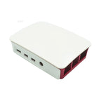 for Raspberry Pi 3 4 Model B ABS Case Plastic Box White Shell Classic Design with Fan with Heatsink for for Raspberry Pi 3 4