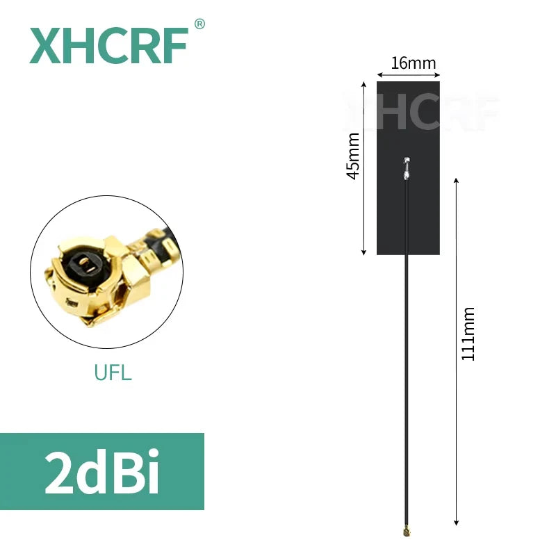 5pcs Lora 433 MHz Internal Antenna 433MHz FPC Antennas Built in UFL Omni Antena for 433MHz Module Motherboard Embed Antenna