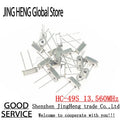 20Pcs  13.56MHz Resonator Crystal Oscillator Passive Quartz HC-49S Through Holes 13.56 MHz 13.56M Hz 13.560MHz New DIY Kit Parts