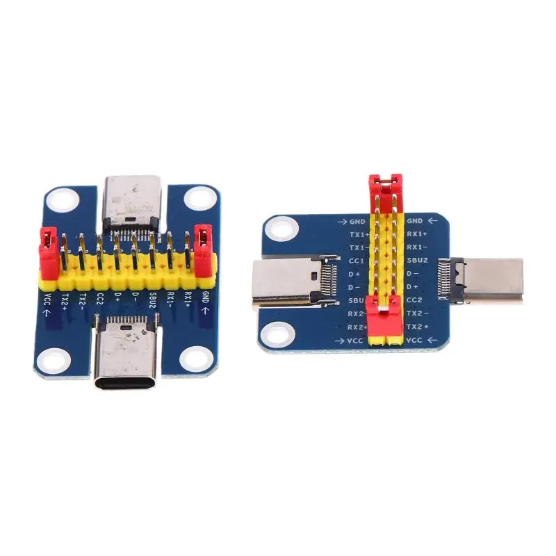 2026 NEW 1PCS Type C Male To Female USB 3.1 Test PCB Board Adapter 2.54mm Connector Socket Cable Data Transfer Test Wire Board