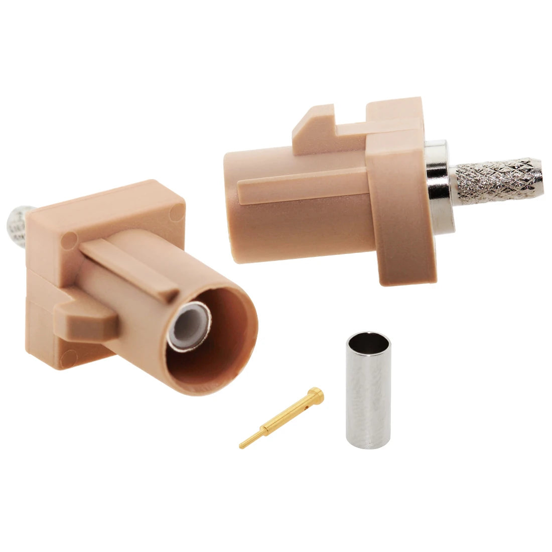 1pc  Fakra Male Plug A/B/C/D/E/F/G/H/I/K/Z RF Coaxial Connectors Soldering Wire for RG316 /RG174 Pigtail Cable Wholesale
